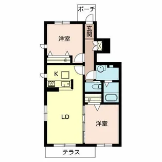シャモニー【1階】の間取り
