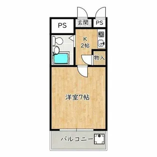 大阪府堺市中区深井清水町【マンション】の間取り