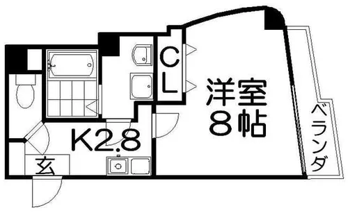 リベールくずは【1階】の間取り