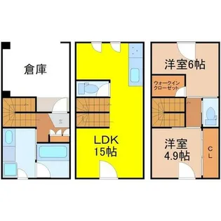 愛知県名古屋市昭和区小坂町1丁目【アパート】の間取り