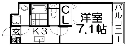 グレースメゾン【1階】の間取り