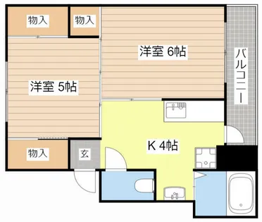ヴィラナリー愛知川Ⅱ【101号室】の間取り