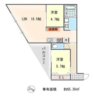 AYM下鴨【3階】の間取り