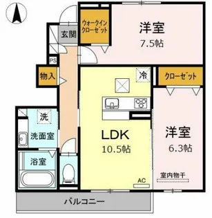 Leilani【1階】の間取り