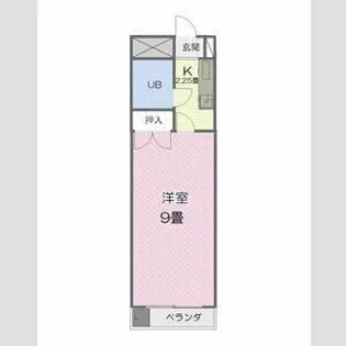 アーバンハイツ石塚【1階】の間取り