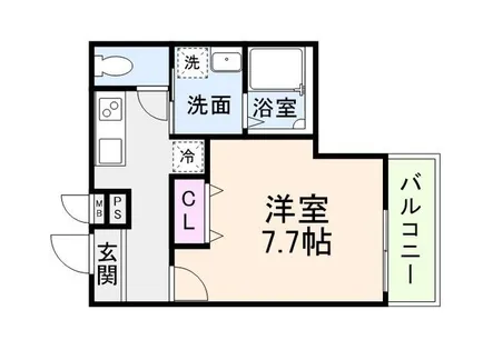 フジパレス堺白鷺Ⅲ番館【3階】の間取り