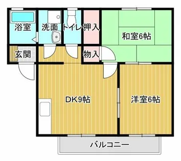 ハイツシエラ【205号室】の間取り