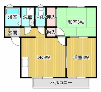 ハイツシエラ【205号室】の間取り