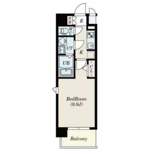 S-RESIDENCE大橋FLUSS【405号室】の間取り
