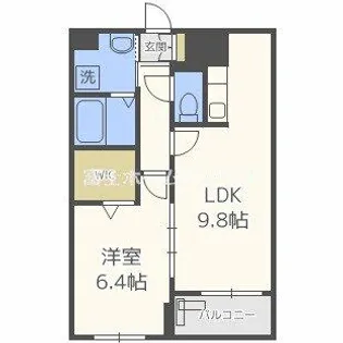 ラ・ルーチェ【1階】の間取り