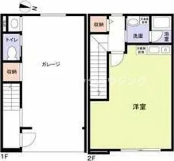 大阪府枚方市岡南町【テラスハウス】の間取り