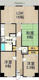 PHOENIX COURT 交野Ⅰ【4階】の間取り