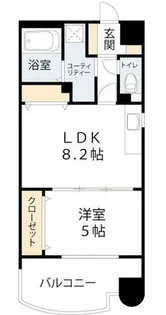 ランドマークシティ梅田東【6階】の間取り
