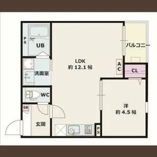 Jack aichiⅠ【2階】の間取り
