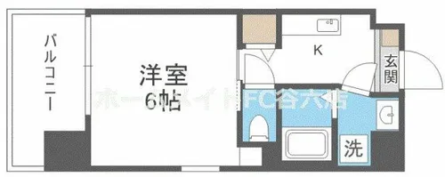 COLLECTION阿倍野【5階】の間取り