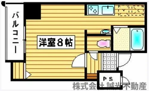 ロイヤル神屋【7階】の間取り