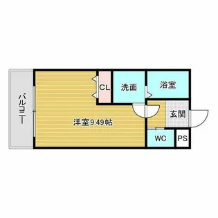 ウエストコート【2階】の間取り