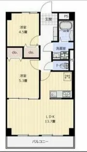 大阪府大阪市城東区中央3丁目【マンション】の間取り