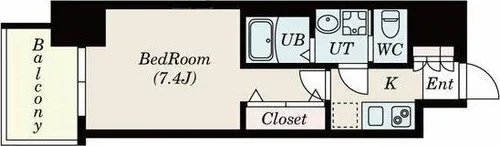 S-RESIDENCE名駅南【3階】の間取り