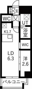 メイクスアート浄心【8階】の間取り