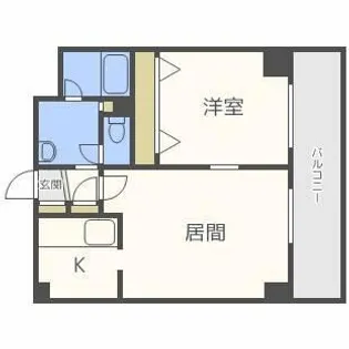 エスパ・スペース篠路Ⅱ【B202号室】の間取り