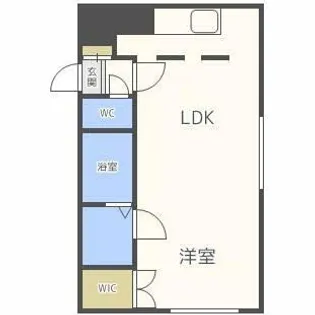 GRAND COMFORT 麻生【205号室】の間取り