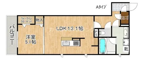D-residence安立【1階】の間取り