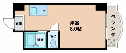 アンヘルム杭全【4階】の間取り