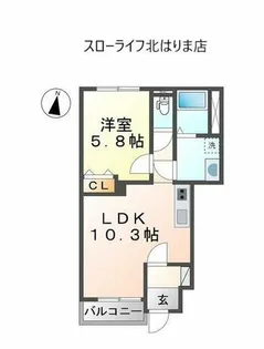 プランドール【1階】の間取り