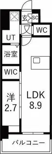 メイクスアート名駅南Ⅳ【10階】の間取り