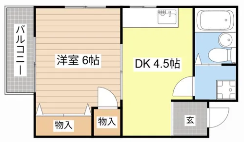 セーターハイツ【202号室】の間取り