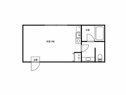 ベルガ片野【5階】の間取り