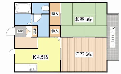 メゾンローズ【102号室】の間取り