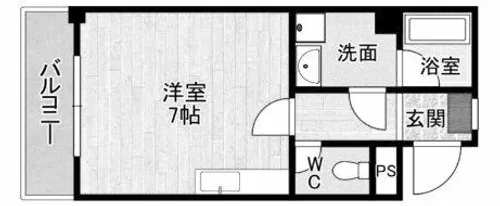 オアシス門司港II【3階】の間取り