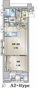 アクタス博多ステーションタワー【706号室】の間取り