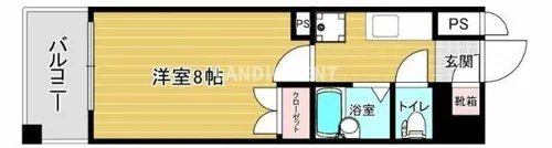 リファレンスリバーサイド【10階】の間取り