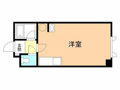 石崎コーポ8【833号室】の間取り