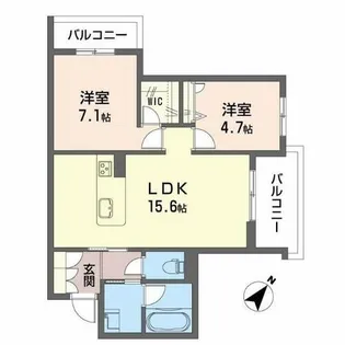 シャーメゾンシエロ【3階】の間取り