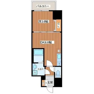 メルベージュ此花【6階】の間取り