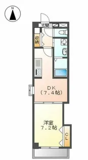 Arsa上飯田【601号室】の間取り