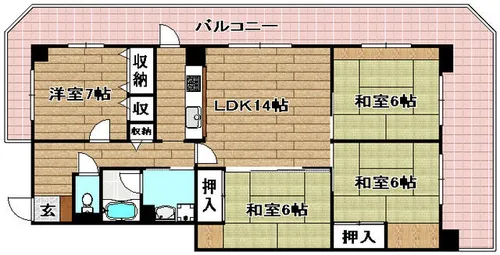 アクタ【2階】の間取り