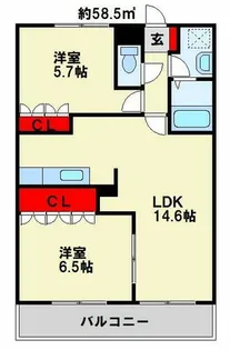 Grand hills【2階】の間取り