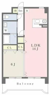 ユリシーズK【5階】の間取り