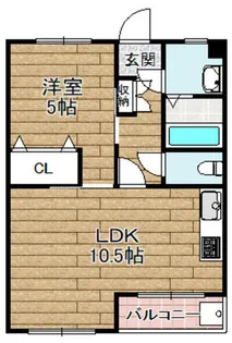 田村マンション【1階】の間取り