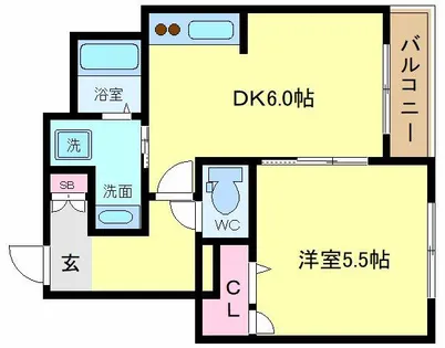 シャーメゾンS・I【2階】の間取り