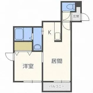 サンヴィレッジ楓Ⅲ【302号室】の間取り