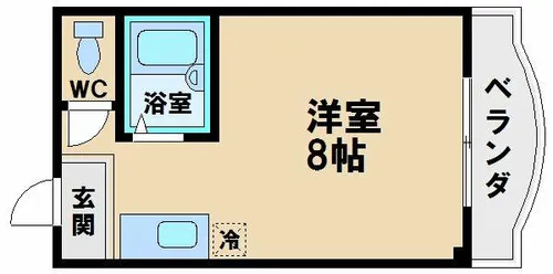 アンヘルム杭全【4階】の間取り