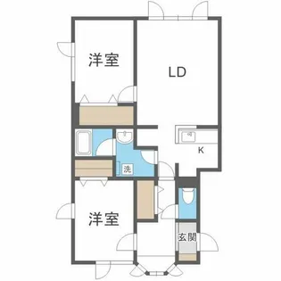 コンドミニアム21【A号室】の間取り