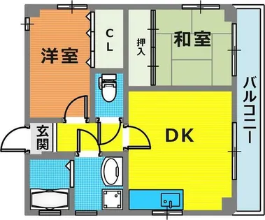 クレスト羽坂【303号室】の間取り