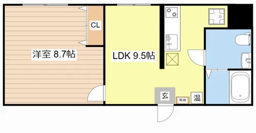 NoveStage Re maison【210号室】の間取り